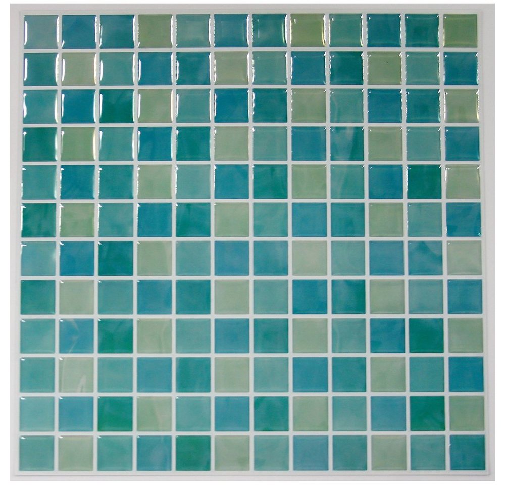 RoomMates Wandsticker STICKTILES - Mosaik blau von RoomMates
