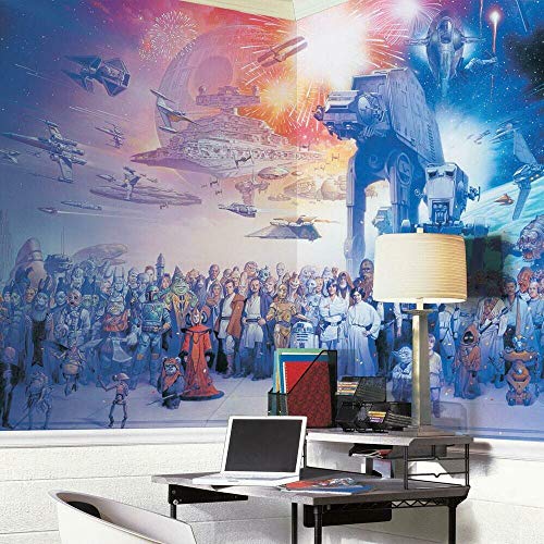 RoomMates jl1230 m Wandbild auf Wand, Design Star Wars Saga von RoomMates