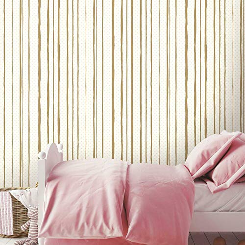 RoomMates rmk10703wp All Mixed schälen und Stick Wallpaper, 52,1 cm 1.5 x 16.5 Füße, Pink/Gold RoomMates rmk10703wp All Mixed schälen und Stick Wallpaper, 52,1 cm 1.5 x 16.5 Füße, Pink/Gold von RoomMates