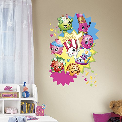 RoomMates rmk3156tb Shopkins Burst schälen und Stick Giant Wall Decals von RoomMates