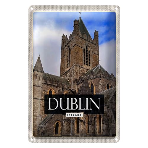 Blechschild | Dublin | Ireland | Nostalgie Dekoration | 30 cm x 40 cm von Roomando