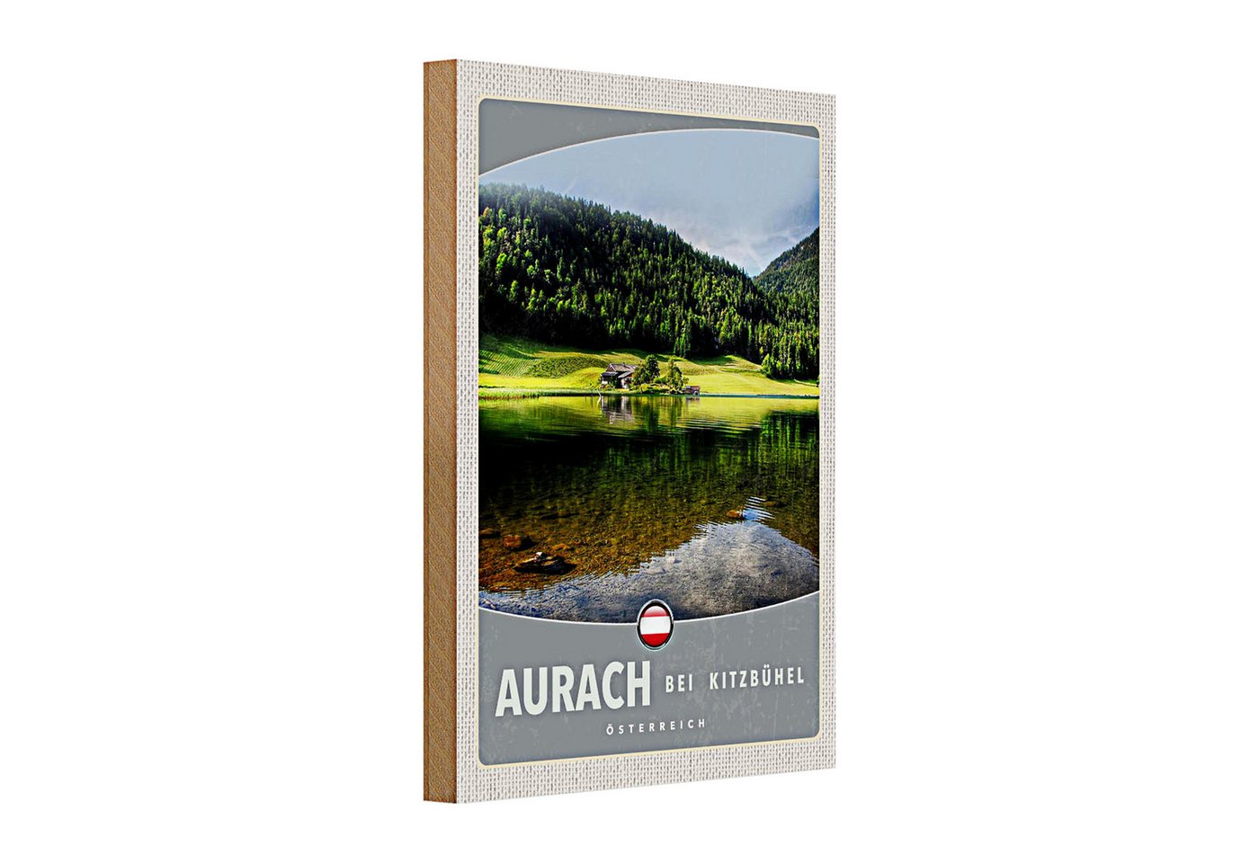 Roomando Holzbild Holzschild Reise 20x30cm Aurach bei Kitzbühel Natur Wälder Roomando Holzbild Holzschild Reise 20x30cm Aurach bei Kitzbühel Natur Wälder von Roomando