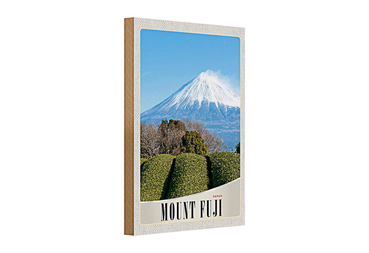 Roomando Holzbild Holzschild Reise 20x30cm Mont Fuji Japan Asien Gebirge Natur Roomando Holzbild Holzschild Reise 20x30cm Mont Fuji Japan Asien Gebirge Natur von Roomando