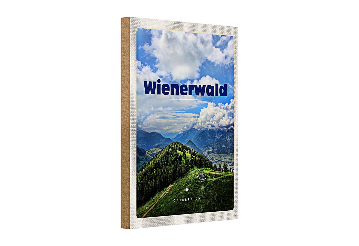 Roomando Holzbild Holzschild Reise 20x30cm Wienerwald Österreich Wälder Natur Roomando Holzbild Holzschild Reise 20x30cm Wienerwald Österreich Wälder Natur von Roomando