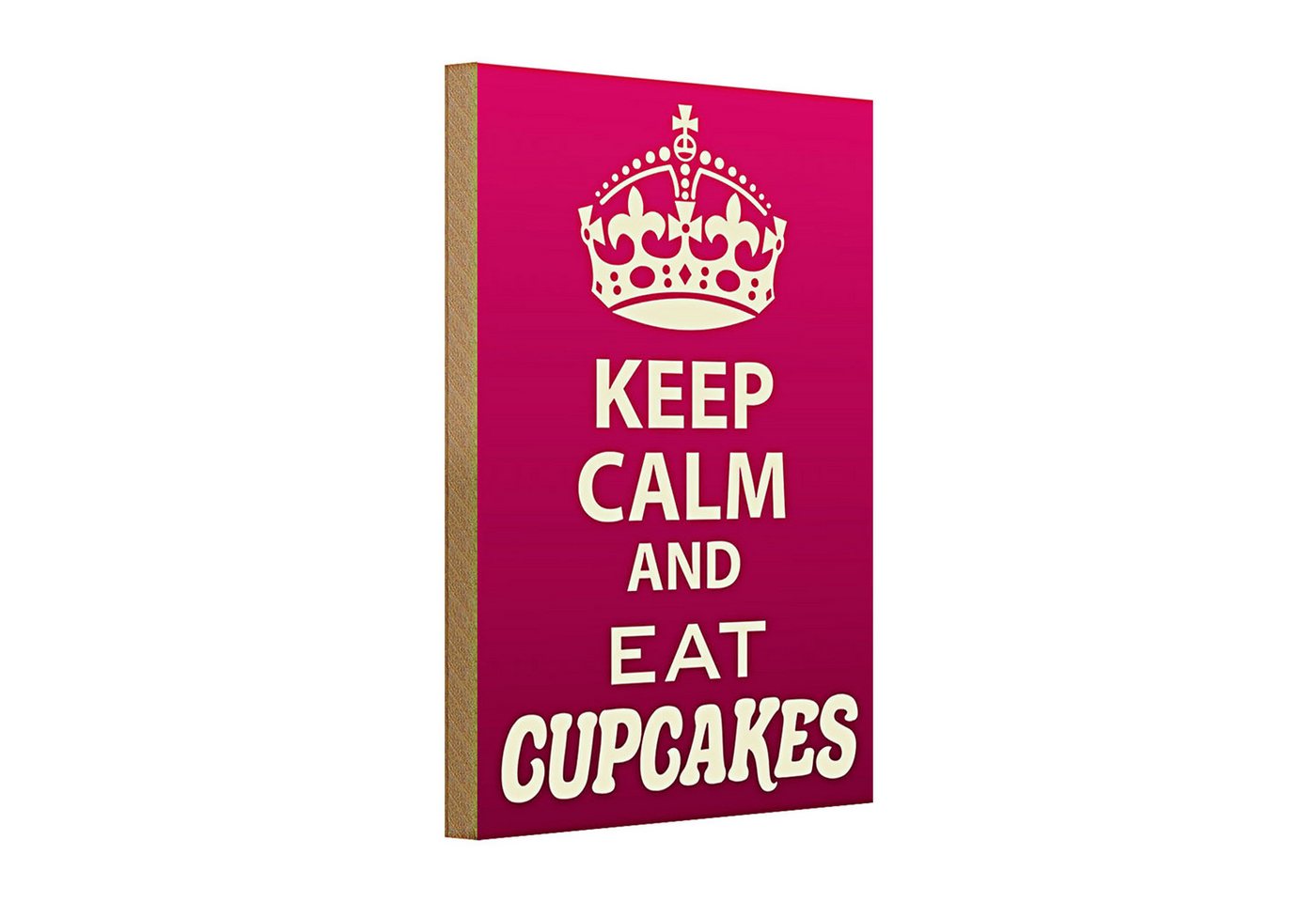 Roomando Holzbild Holzschild Spruch 20x30cm Keep Calm and eat Cupcakes Roomando Holzbild Holzschild Spruch 20x30cm Keep Calm and eat Cupcakes von Roomando
