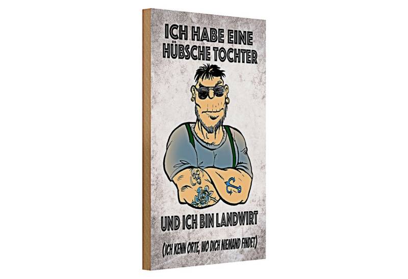 Roomando Holzbild Holzschild Spruch 20x30cm ich habe eine hübsche Tochter Roomando Holzbild Holzschild Spruch 20x30cm ich habe eine hübsche Tochter von Roomando