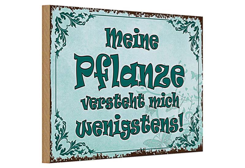 Roomando Holzbild Holzschild Spruch 30x20cm meine Pflanze vesteht mich Roomando Holzbild Holzschild Spruch 30x20cm meine Pflanze vesteht mich von Roomando