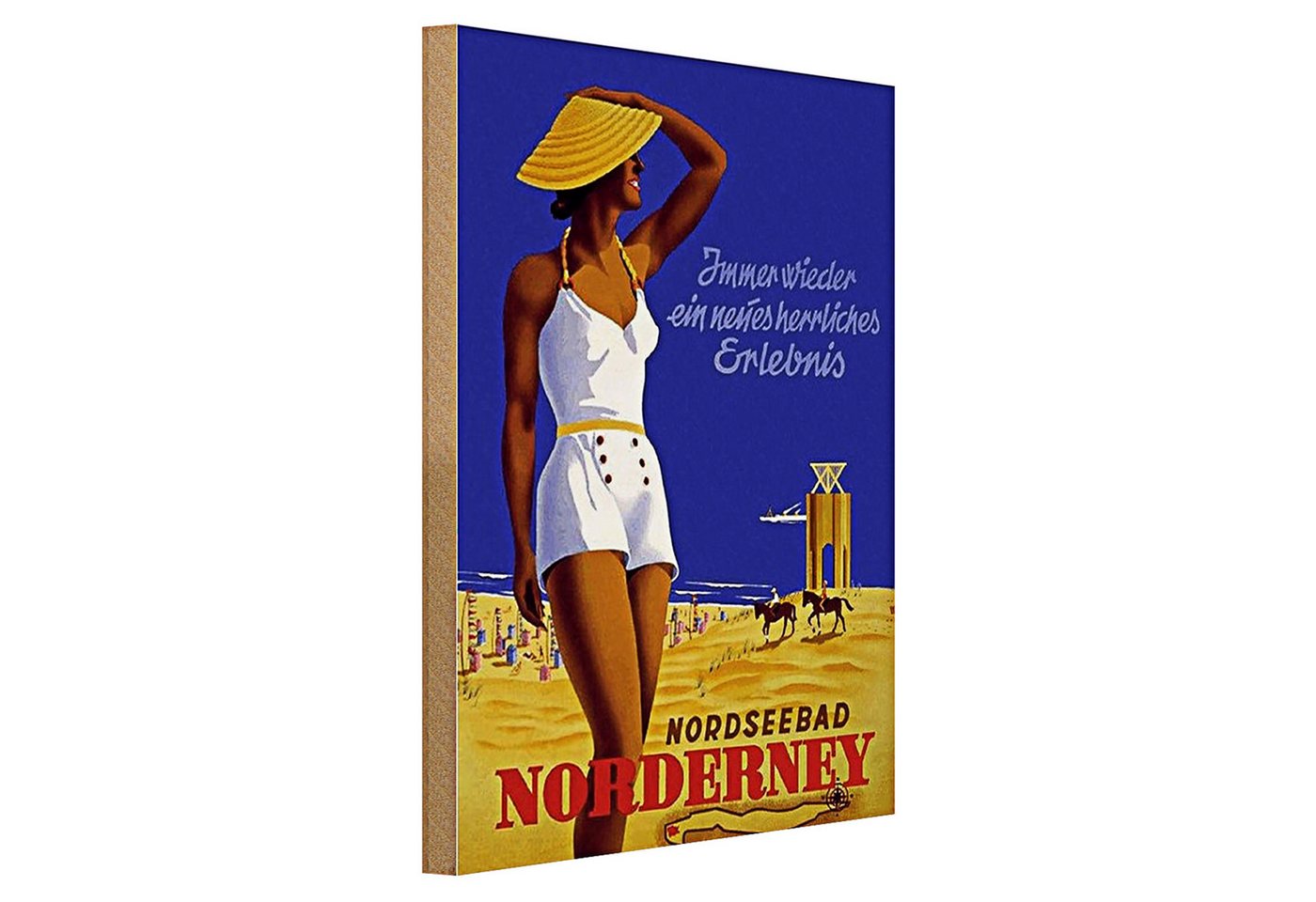 Roomando Holzbild Spruch 30x40cm Urlaub Nordseebad Norderney Roomando Holzbild Spruch 30x40cm Urlaub Nordseebad Norderney von Roomando