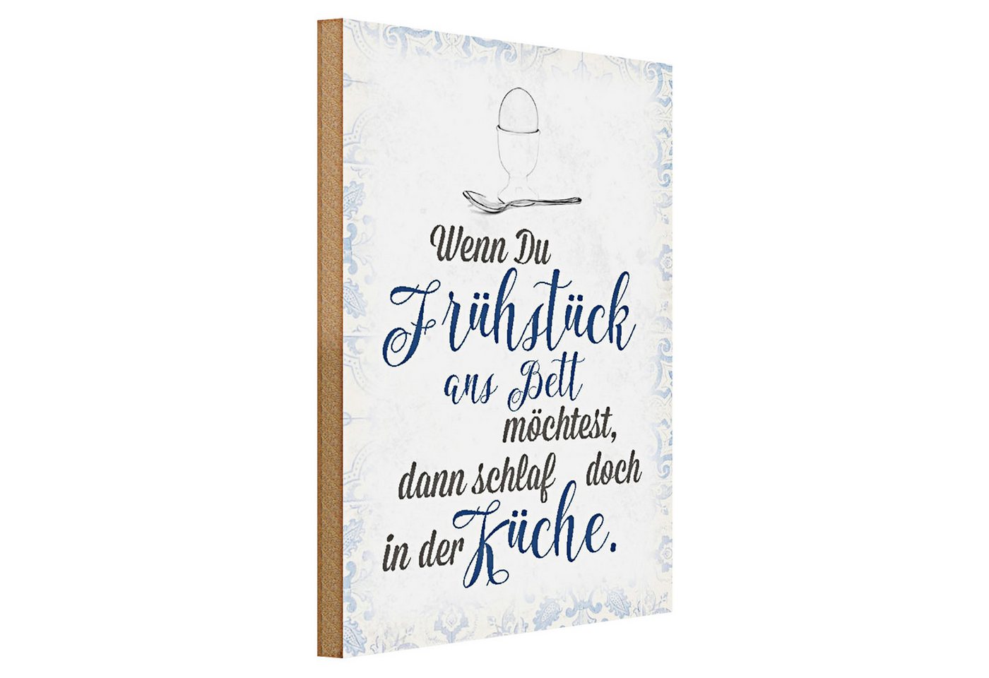Roomando Holzbild Spruch 30x40cm wenn du Frühstück ans Bett Roomando Holzbild Spruch 30x40cm wenn du Frühstück ans Bett von Roomando