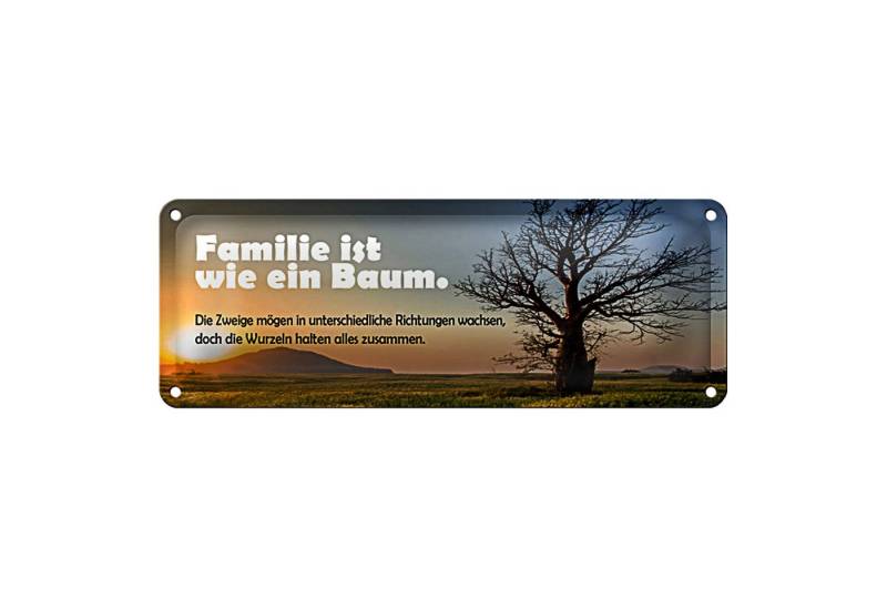 Roomando Metallschild Blechschild Spruch 27x10cm Familie ist wie Baum die Zweige Dekoration Roomando Metallschild Blechschild Spruch 27x10cm Familie ist wie Baum die Zweige Dekoration von Roomando