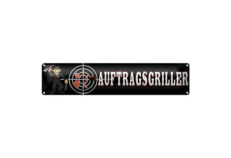 Roomando Metallschild Blechschild Spruch 46x10cm Auftragsgriller Grill Wurst Steak Deko Roomando Metallschild Blechschild Spruch 46x10cm Auftragsgriller Grill Wurst Steak Deko von Roomando