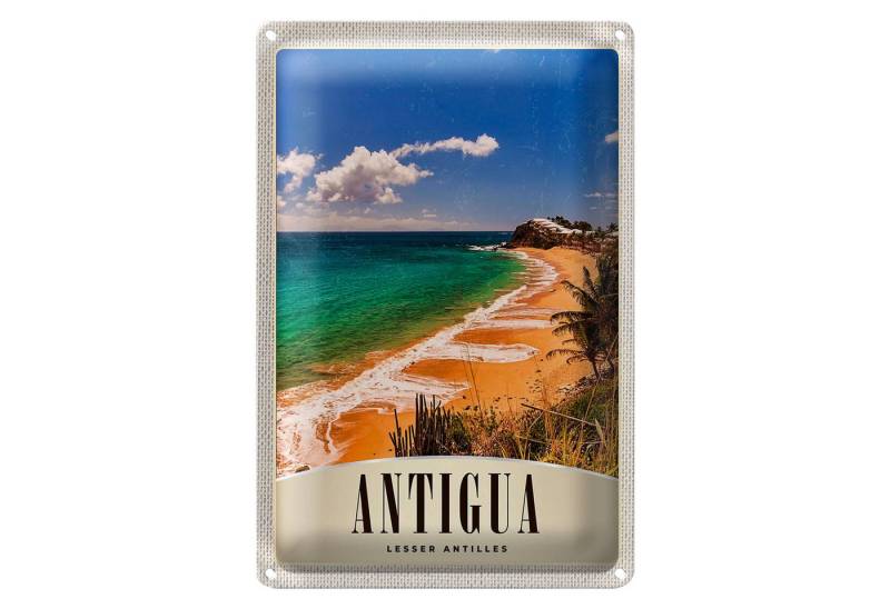 Roomando Metallschild Reise 12x18cm Antigua Karibik Strand Meer Urlaub Roomando Metallschild Reise 12x18cm Antigua Karibik Strand Meer Urlaub von Roomando
