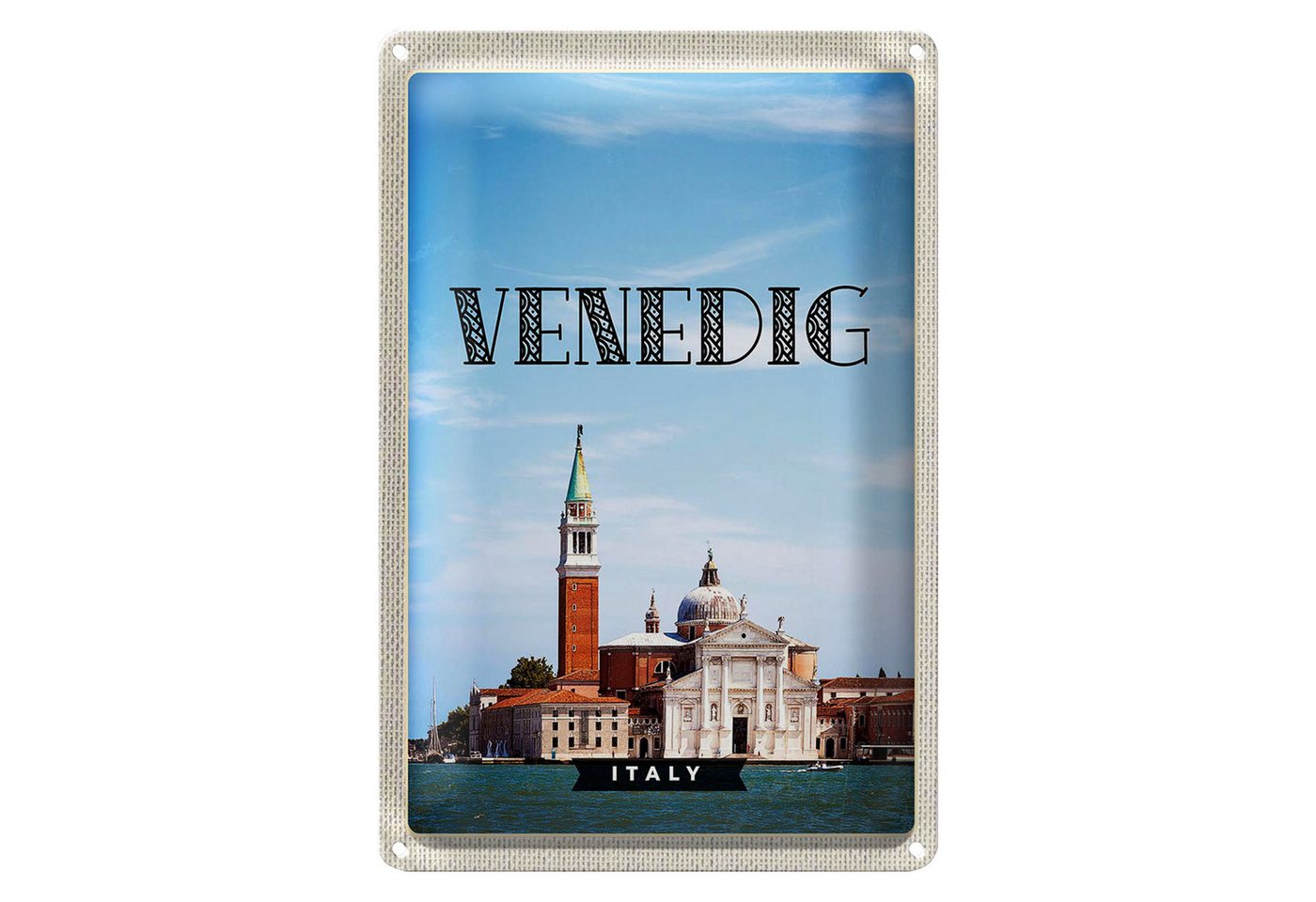 Roomando Metallschild Reise 12x18cm Venedig Italy Tourismus Urlaub Poster Roomando Metallschild Reise 12x18cm Venedig Italy Tourismus Urlaub Poster von Roomando