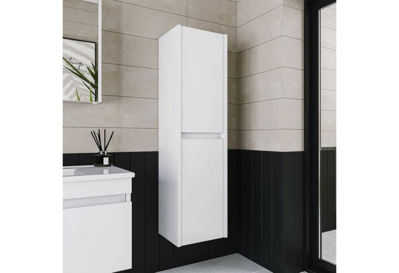 Roomart Badmöbel-Set, (Badmöbel Set ATRIA 85 cm in 4 Farben Unterschrank mit Waschbecken) von Roomart