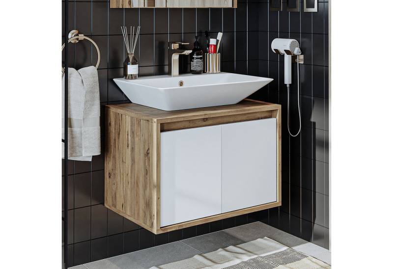 Roomart Badmöbel-Set ATL-2TLG-65, (Waschtisch mit unterschrank Badmöbel) von Roomart