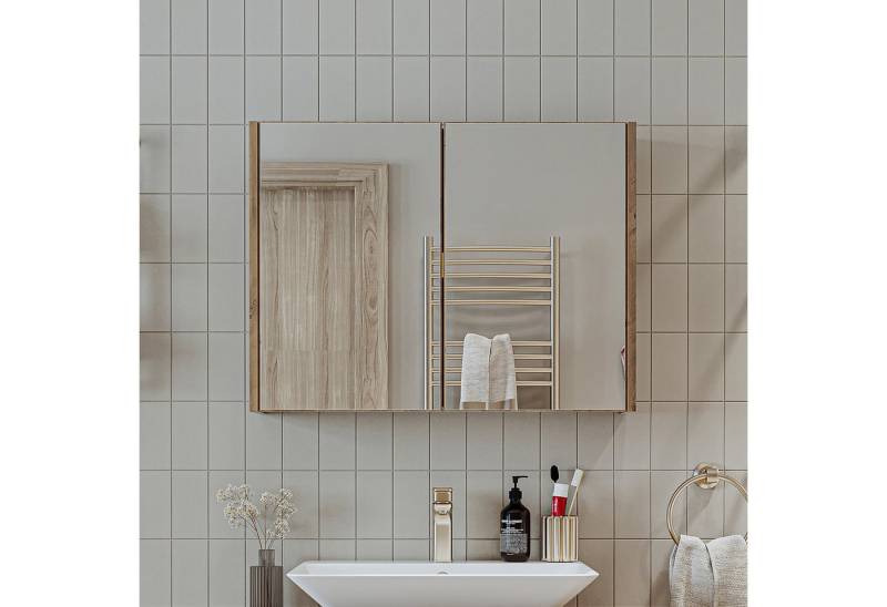 Roomart Badmöbel-Set Atria 85, (Bademöbel Set ATRIA 85 cm mit Waschbecken & Schränken in 4 Farben) von Roomart