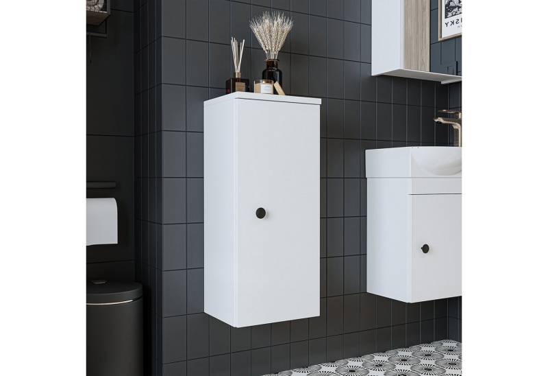 Roomart Badmöbel-Set PUNTO-SET, (Badmöbelset Unterschrank mit Waschbecken Badezimmer Möbel Gäste WC) von Roomart
