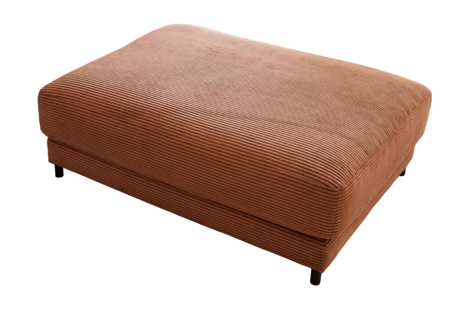 Roomio Hockerbank NO. 4103 in Stoff Cord Rusty von Roomio