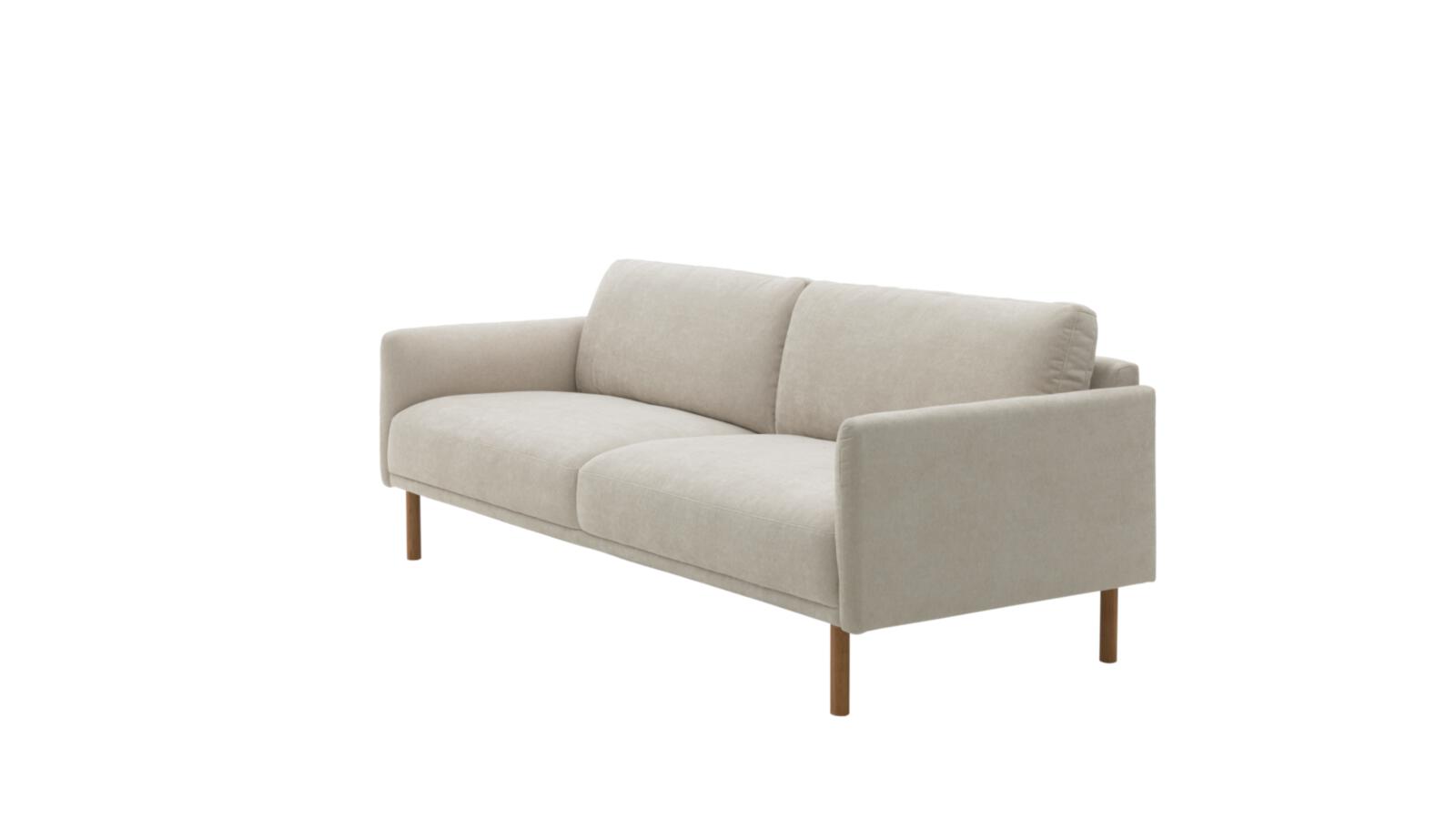 Roomio Sofa 3-sitzig NO. 4104 in Stoff Yelda natur Roomio Sofa 3-sitzig NO. 4104 in Stoff Yelda natur von Roomio
