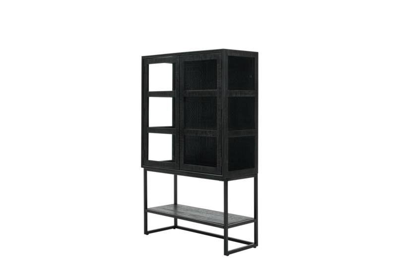 Roomio Vitrine NO. 2001 in Mango massiv gebürstet, schwarz gebeizt und lackiert Roomio Vitrine NO. 2001 in Mango massiv gebürstet, schwarz gebeizt und lackiert von Roomio