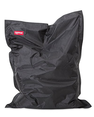 Roomox Junior Sitzsack Original - Großer Sitzsack für drinnen und draußen 130 x 100 x 30 cm geräumiger Sitzsack Bodenkissen aus Wasserresistentem Polyester von Roomox