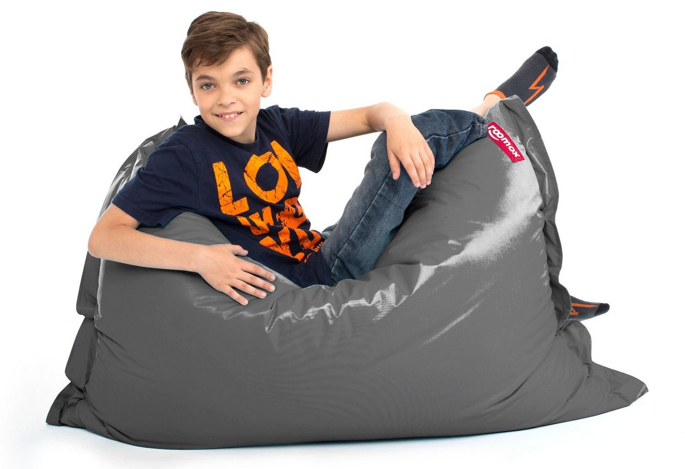 Roomox Sitzsack Junior Beanbag Grau von Roomox