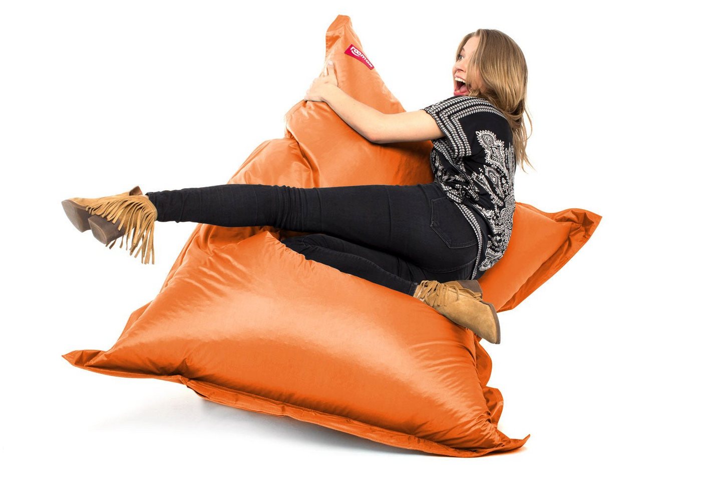 Roomox Sitzsack XXL-Sitzsack - Das Original Orange von Roomox