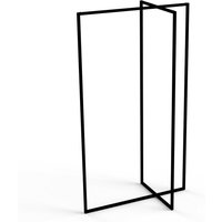 Roomsafari - Modular Frames Standgarderobe, schwarz von Roomsafari