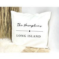 Kissen | The Hamptons Baumwolle Kissenbezug Style Strandhaus Maritime Deko von RoosGiftShop