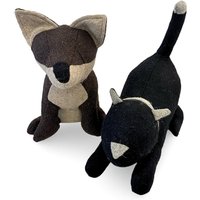 Türstopper Doorstop | Katze Fuchs Wollfilz Tiere Als Tür Stopper von RoosGiftShop