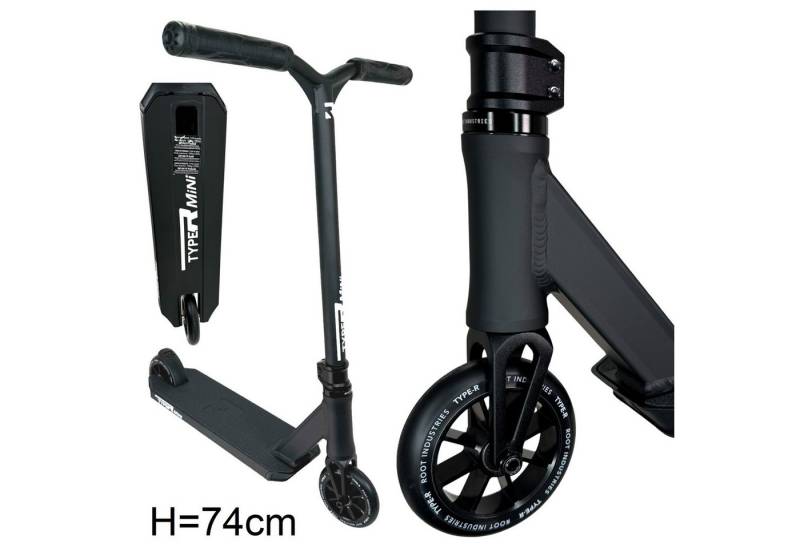 Root Industries Stuntscooter Root Industries Type R Mini Stunt-Scooter H=74cm Schwarz Matt von Root Industries