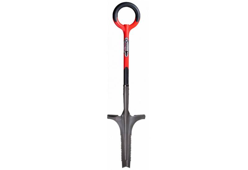 Root Slayer® Spaten Radius Tiefenwurzeler Wurzelspaten, (1-St), Unkrautvernichter, Klinge mit Zähnen zum Schneiden der Wurzeln von Root Slayer®