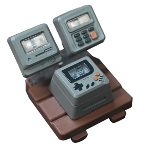 Rordigo 3-in-1-Tastenkappen K04 für mechanische Tasten, Retro, schön, mit schönen Knöpfen, benutzerdefinierte Tasten, Grau von Rordigo