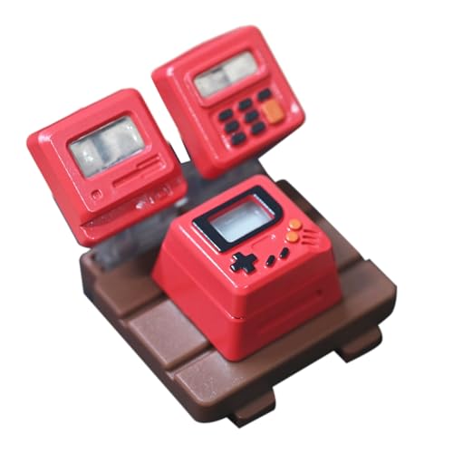 Rordigo 3-in-1-Tastenkappen K04 für mechanische Tasten, Retro, schön, mit schönen Knöpfen, benutzerdefinierte Tasten, Rot von Rordigo
