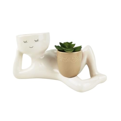 Rordigo Kleine Faule Figur, Blumenwaschbecken, Schreibtischhaus, Sukkulenten, Vase, Behälter, Schaukel von Rordigo