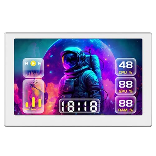 Rordigo USB-Chassis mit 17,8 cm (7 Zoll), Sekundärdisplay, RGB-Display, Tischmontiert, IPS-Display 800 x 480, mit Tonaufnahmefunktion B von Rordigo