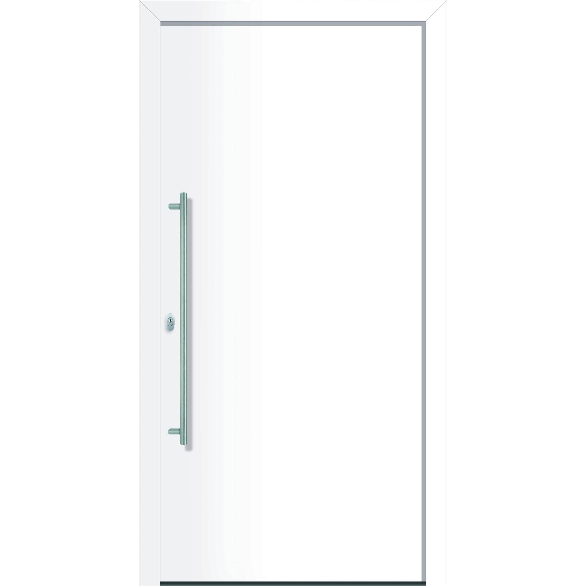 Roro Alu-Kunststoffhaustür "Ontario" weiß DIN L 100x210cm Roro Alu-Kunststoffhaustür "Ontario" weiß DIN L 100x210cm von Roro