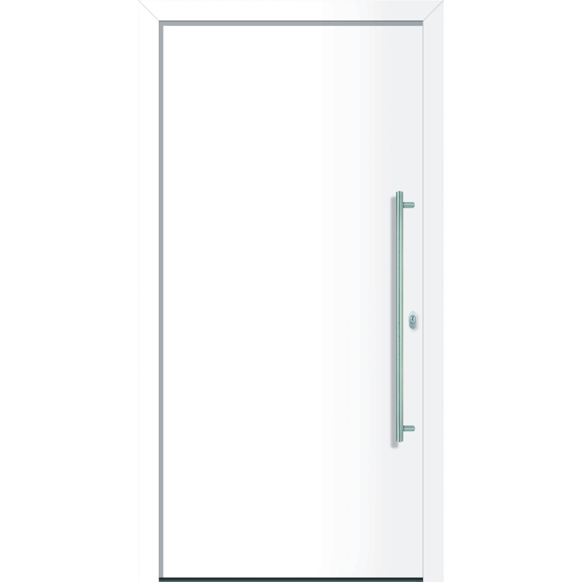 Roro Alu-Kunststoffhaustür "Ontario" weiß DIN R 100x210cm Roro Alu-Kunststoffhaustür "Ontario" weiß DIN R 100x210cm von Roro