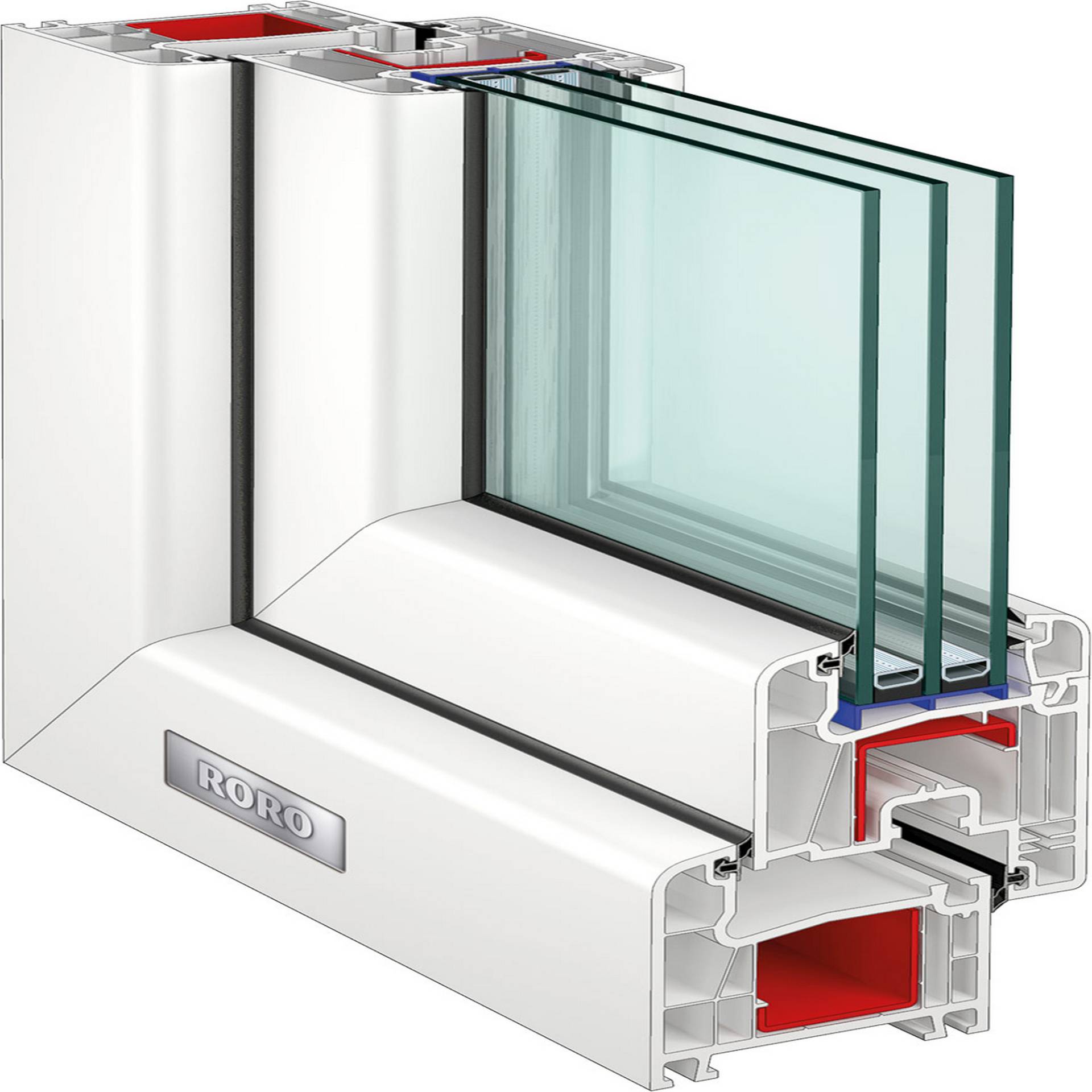 Roro Kunststofffenster weiß 500 x 600MM DIN L Roro Kunststofffenster weiß 500 x 600MM DIN L von Roro