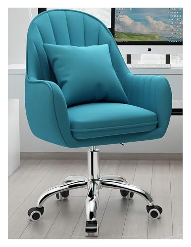 RoroCove Bürostuhl,Computerstuhl, Bürostuhl Gaming-Stuhl Computerstuhl Höhenverstellbarer Drehstuhl Moderner Stuhl mit mittlerer Rückenlehne(Blue B) von RoroCove
