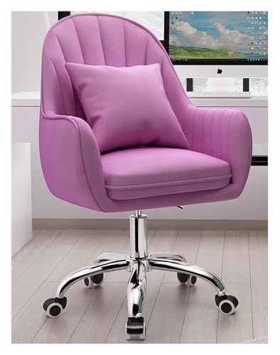 RoroCove Bürostuhl,Computerstuhl, Bürostuhl Gaming-Stuhl Computerstuhl Höhenverstellbarer Drehstuhl Moderner Stuhl mit mittlerer Rückenlehne(Pink) von RoroCove