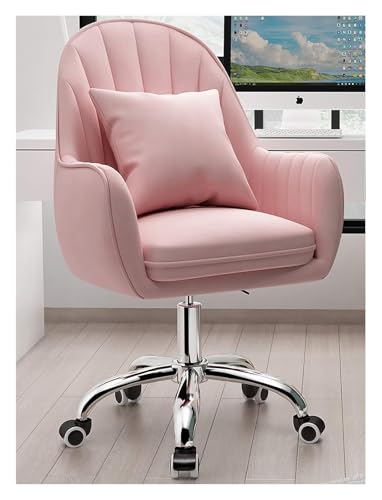 RoroCove Bürostuhl,Computerstuhl, Bürostuhl Gaming-Stuhl Computerstuhl Höhenverstellbarer Drehstuhl Moderner Stuhl mit mittlerer Rückenlehne(Pink a) von RoroCove