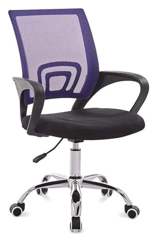 RoroCove Bürostuhl,Computerstuhl, Computerstuhl Hochstuhl Bürostuhl mit Rückenlehne Höhenverstellbar Drehstuhl Game Chair(Purple) von RoroCove