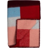 Røros Tweed - Mikkel Wolldecke 200 x 135 cm, rot von Røros Tweed