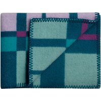 Røros Tweed - City Babydecke, 100 x 67 cm, aqua von Røros Tweed