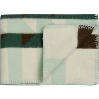Røros Tweed - Kvam Babydecke, 100 x 67 cm, grün von Røros Tweed