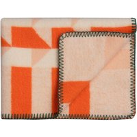 Røros Tweed - Kvam Babydecke, 100 x 67 cm, orange von Røros Tweed