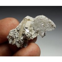 5Gr Gemmy Danburit Cluster & Calcit Kristalle. La Aurora - Charcas, Mexiko von RosRocks