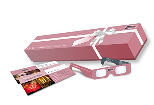 Romantisches Hochzeitsgeschenk Rosabrille Weddingbox (Inhalt: 50 Brillen) von Rosabrille