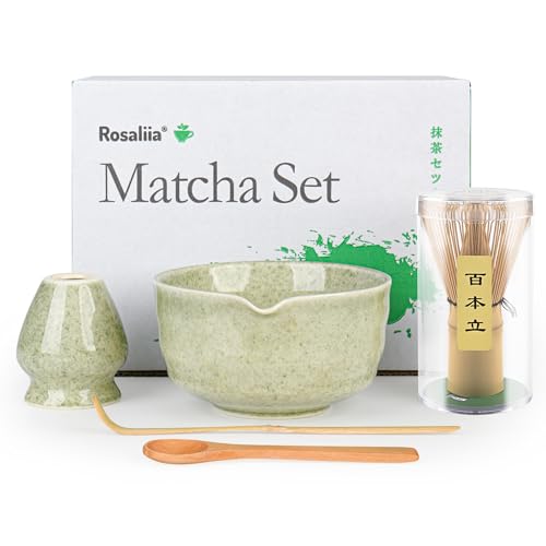 Matcha-Schneebesen-Set – Japanisches Matcha-Tee-Set für den Haushalt für Teeliebhaber (Grün) von Rosaliia